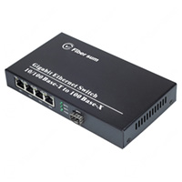 4x 10/100Base-TX To 100Base-FX Plug-in Module Spec SFP Port Fiber Optic Swtich | FC-FA104